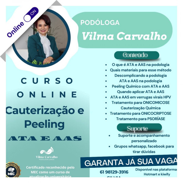 Curso de Podologia Online - Cauterização & Peeling 