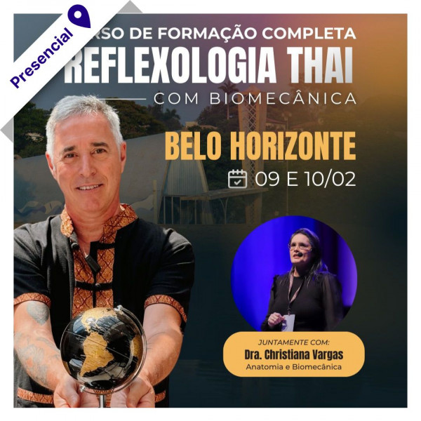 Curso de Reflexologia Thai com Biomecânica e Anatomia