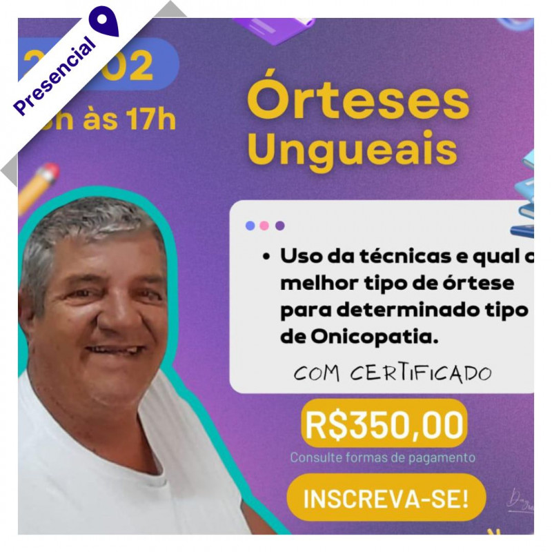 Curso de Órteses Ungueais com Leo Miguel - CAP