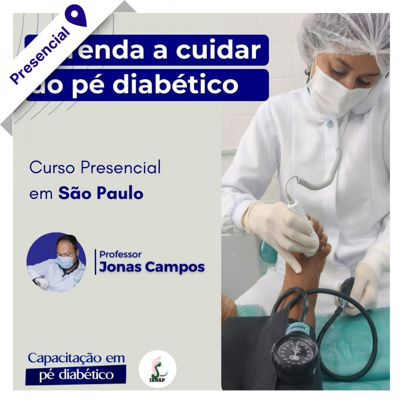 Curso de Capacitação Clínica em Pés Diabéticos com Jonas Campos