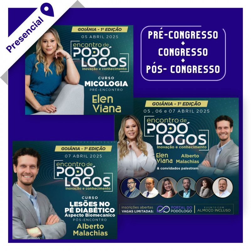 Encontro de Podólogos - Combo Plus