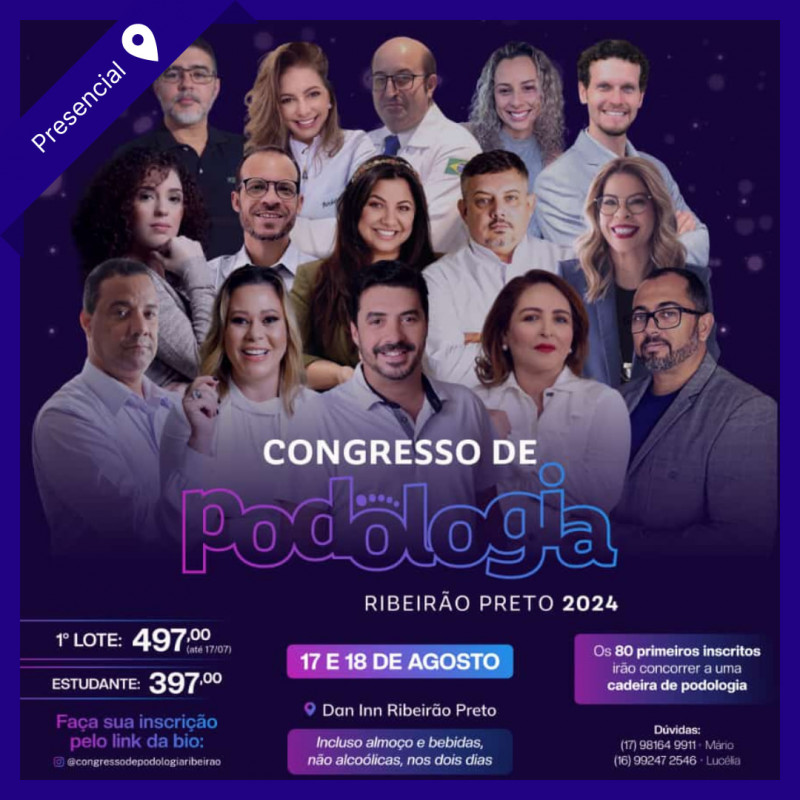 2º Congresso de Podologia  Ribeirão Preto 2024