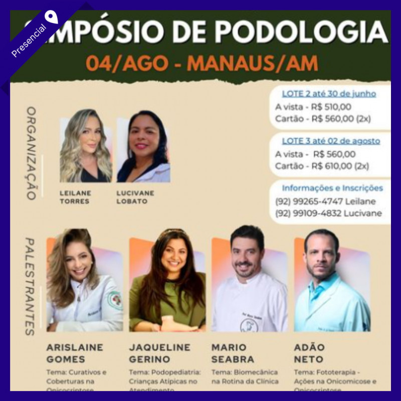 Simpósio de Podologia - Manaus